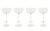 Ganvie Champagne Coupe/Martini Glasses, Set of 4 For Sale - Image 4 of 4