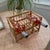 Boho Chic Vintage Tortoise Bamboo 6 Bottle Wine Rack For Sale - Image 3 of 8