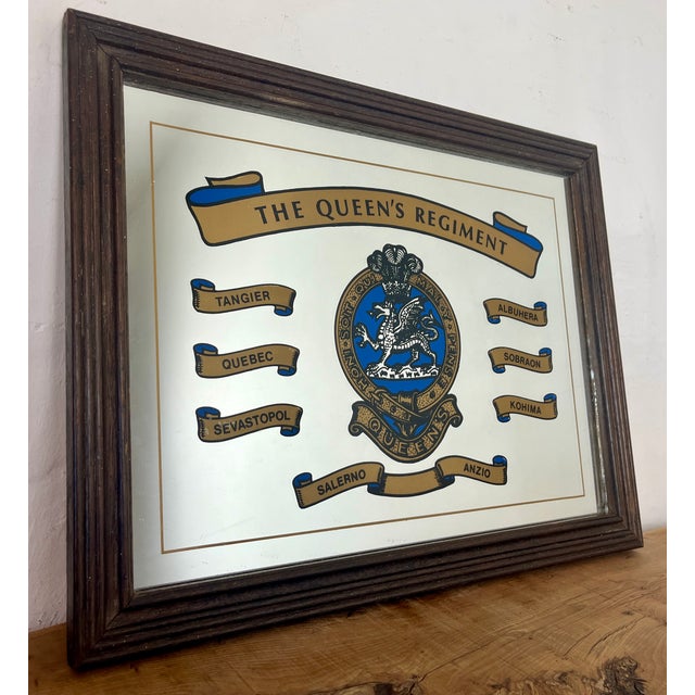 Vintage British Printed Mirror, 1960s For Sale - Image 3 of 16