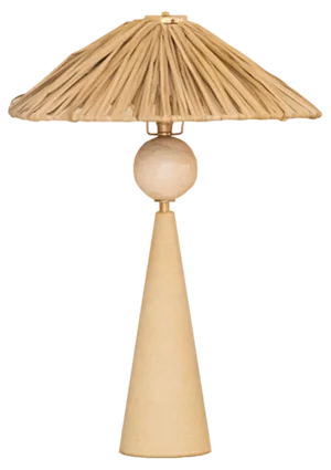 Rattan Table Lamp by Patricia Bustos De La Torre