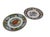 Vintage Chinese Famille Rose Decorative Plates - A Pair For Sale - Image 10 of 12