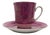 Vintage Polish Cup and Saucer from Ćmielów Pottery, 1970s, Set of 2 For Sale