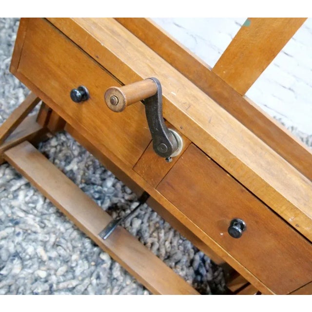 Wooden Easel, France, Early 20th Century For Sale - Image 4 of 17