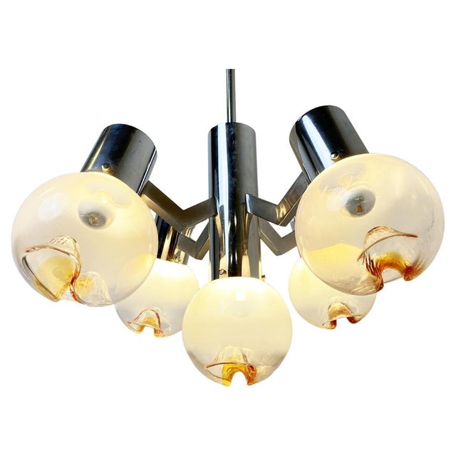 Vintage Chandelier from Mazzega, 1960s For Sale - Image 13 of 13