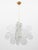 White Mid-Century Modern Italian Murano Glass Pendant by Mazzega, 1970s For Sale - Image 8 of 8