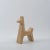 Carved from sand-colored Mazzaro stone, the Safari Giraffe Figurine&nbsp;can be used as a paperweight in an office or as a...