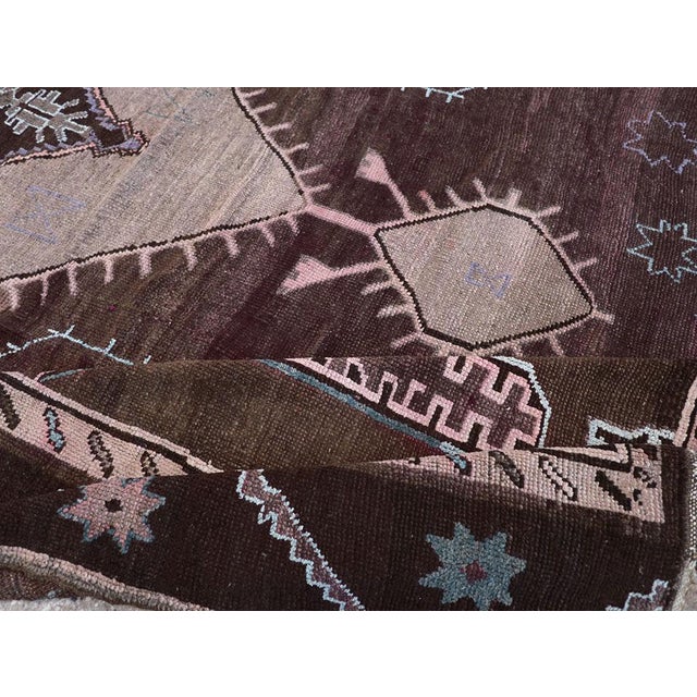 Textile Galerie Shabab Collection Mid-20th Century Turkish Anatolian Tribal Carpet For Sale - Image 7 of 8