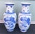 Japanese Vintage Blue & White 12" Porcelain Vases - A Pair For Sale - Image 3 of 11