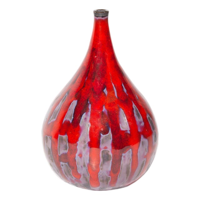 Karl Martz 1980s Studio Pottery Vase For Sale