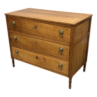 19th C. French Empire Style Commode With Drop Front For Sale
