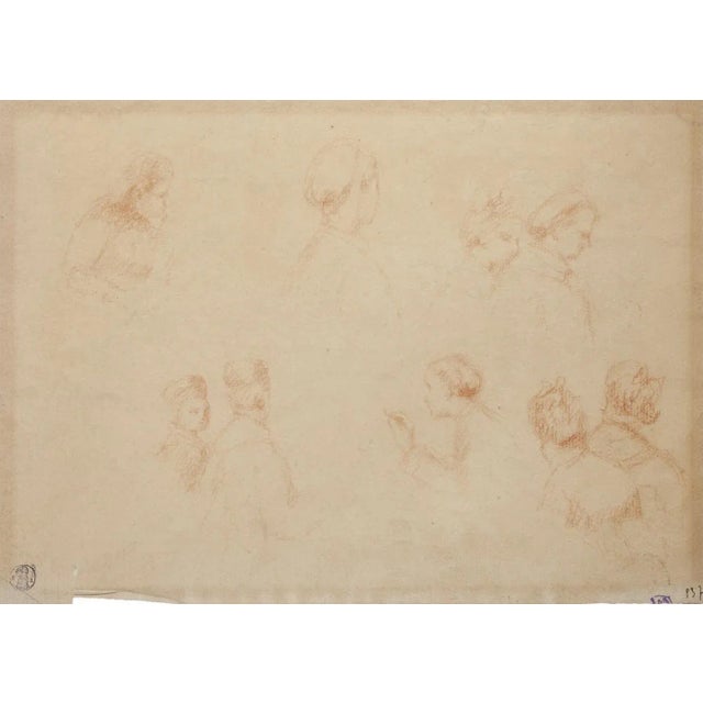 Studies'' is an original drawing on paper, realized by an Anonymous Artist of the XX Century. The state of preservation of...