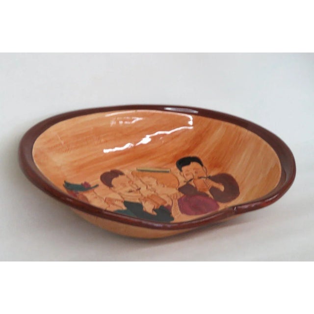 Pennsbury Pottery Pretzel Bowl Gay Nineties Here's Looking at You Kid For Sale - Image 12 of 13