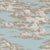 Sanderson Silvi Clouds Wallpaper in English Blue - a Sample For Sale