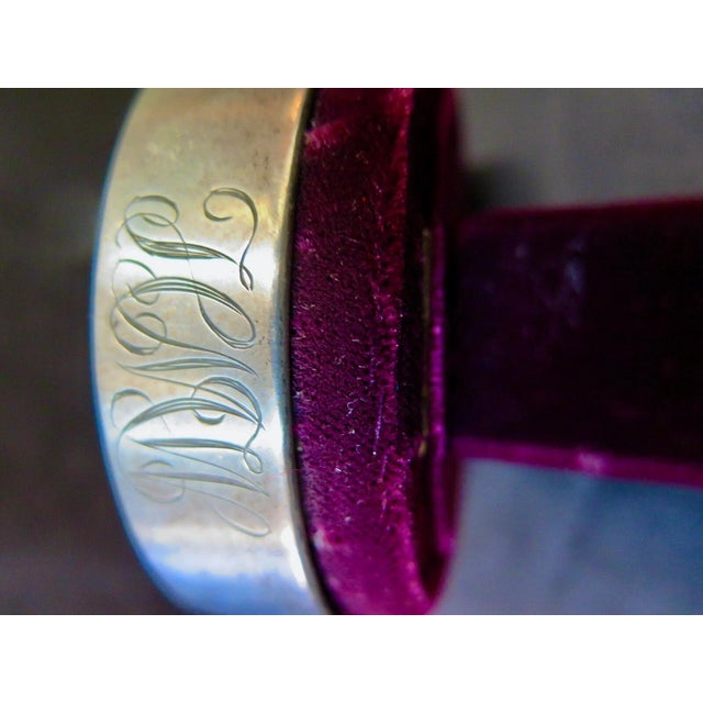 Late 19th Century American Sterling Framed Vanity Clock For Sale In New York - Image 6 of 10