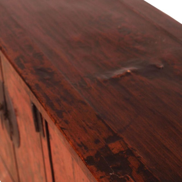 Red Painted Gansu Sideboard For Sale - Image 6 of 8
