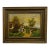Vintage Unsigned Cottage Landscape Oil Painting – Framed European Countryside Scene. For Sale