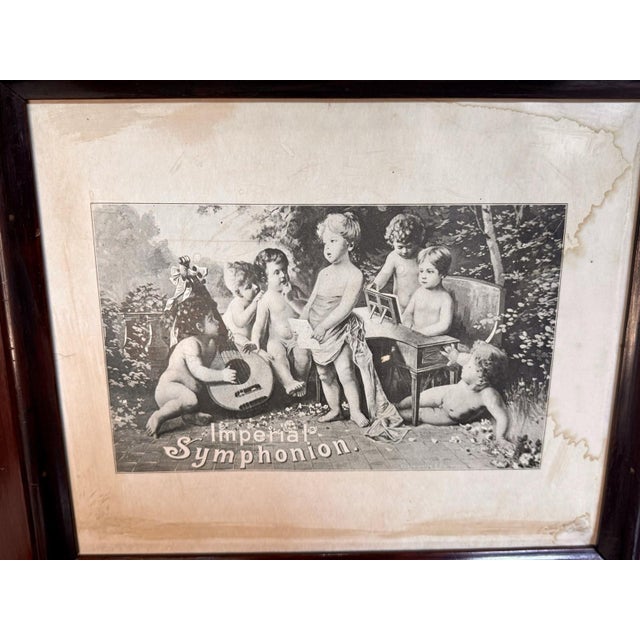 Antique SYMPHONION MUSIC BOX & DISCS DOUBLE COMB Beautiful Sound !Estate Fresh For Sale - Image 17 of 17