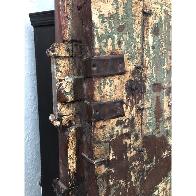 1980s Medieval Old World Armoire/ Cabinet For Sale - Image 4 of 8