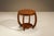 Amsterdam School Side Table in Oak with Curved Legs, 1920s For Sale - Image 3 of 11