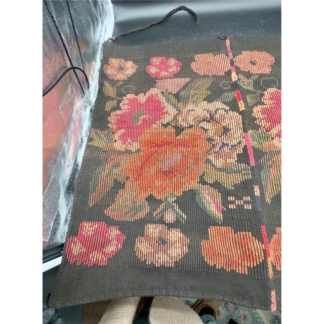 1970s Authentic Handwoven Mayan Huipil Panel For Sale - Image 5 of 17