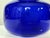 Blue Studio Glass Art Vase with Air Bubble Inclusions by Erik Höglund for Kosta Boda, Sweden, 1980 For Sale - Image 8 of 14
