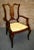 Antique Mahogany Boudoir Armchair Edwardian Inlaid Marquetry Accent Side Chair For Sale - Image 11 of 13