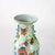 Green Chinese Famille Rose Porcelain Vase With Wooden Base Signed 20thC For Sale - Image 8 of 8