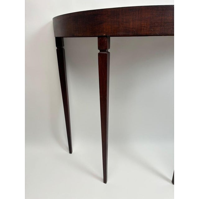 1950s Italian Wooden Console Table in the style of Paolo Buffa Style, 1930s For Sale - Image 5 of 11