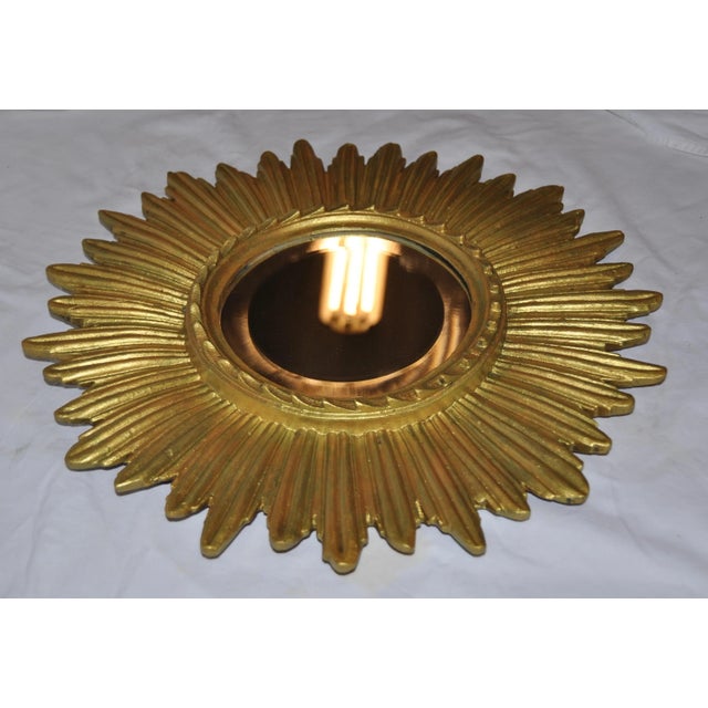 Vintage Sun Mirror, 1960 For Sale - Image 6 of 11