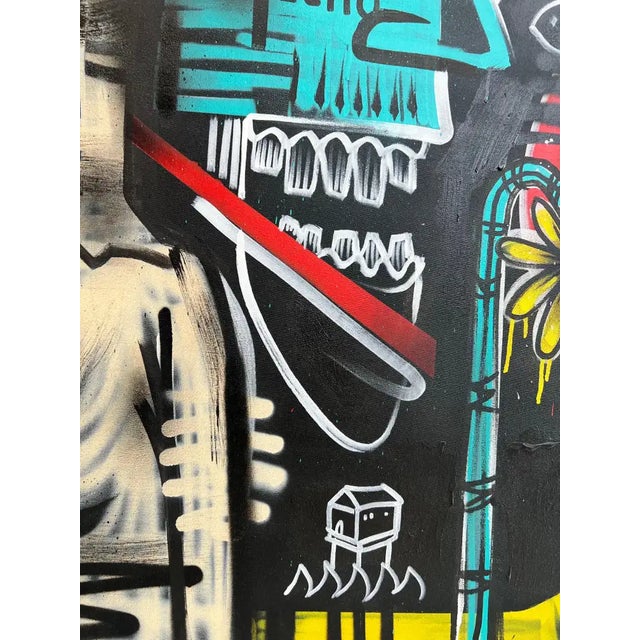 Black Jack Winthrop Neo- Expressionist Style Mix Media - The Wounded Healer Series 2021 For Sale - Image 8 of 18