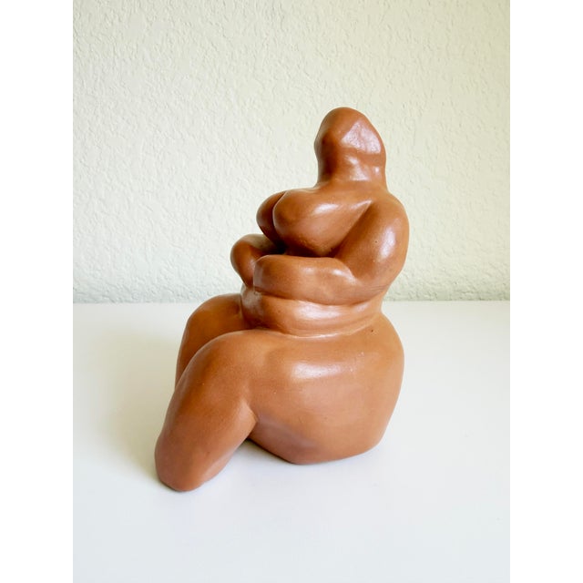 Rubenesque Red Clay Sculpture, Mid 20th Century For Sale - Image 4 of 8