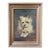 Antique 19th Century Victorian Oil Painting Portrait of a Terrier Dog For Sale