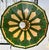 Antique Arts & Crafts j.a. Whaley & Co. Rare Mixed Slag & Stained Glass 12-Sided Swag Pendant Chandelier Lamp For Sale In San Diego - Image 6 of 12