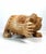 Carved Wood Kibori Kuma Bear on Table Stand, Japan, 1990s For Sale - Image 4 of 14