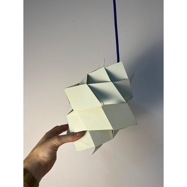 Symfoni Pendant Lamp in White Metal by Preben Dal for Hans Følsgaard, 1960s For Sale - Image 3 of 11