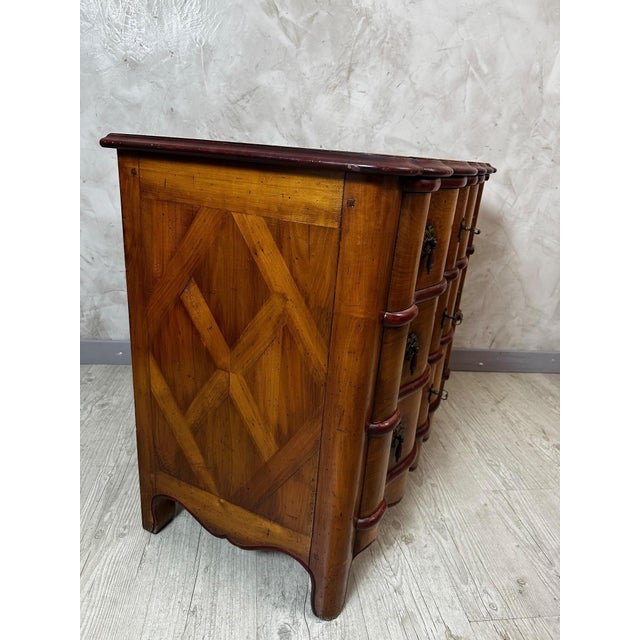 Brown Antique Chest of Drawers, 1890s For Sale - Image 8 of 18