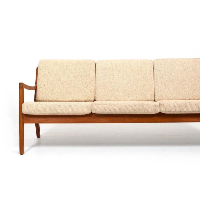 Ole Wanscher Three-Seater Senator Sofa in Teak by Ole Wanscher for France & Søn For Sale - Image 4 of 11