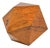 Deltahedron Rosewood Side Table For Sale