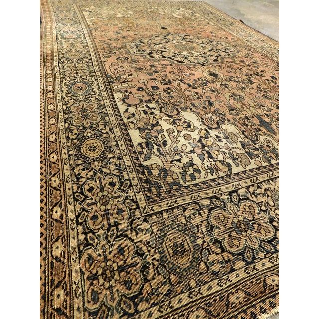 Antique Hand-Knotted Persian Rug. 4'x 7' For Sale - Image 10 of 16