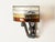 Brutalist Wrought Iron and Amber Glass Sconce attributed to Longobard, Italy, 1970s For Sale - Image 10 of 17