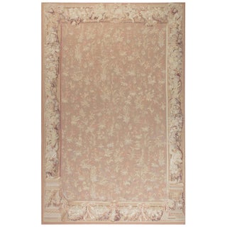 One-of-a-kind Bessarabian Floral Design Brown Rug by Doris Leslie Blau For Sale