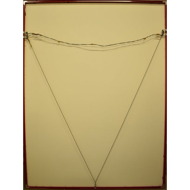 Original cinema mod art poster for this now iconic Italian caper film starring John Phillip Law in front of his femme...