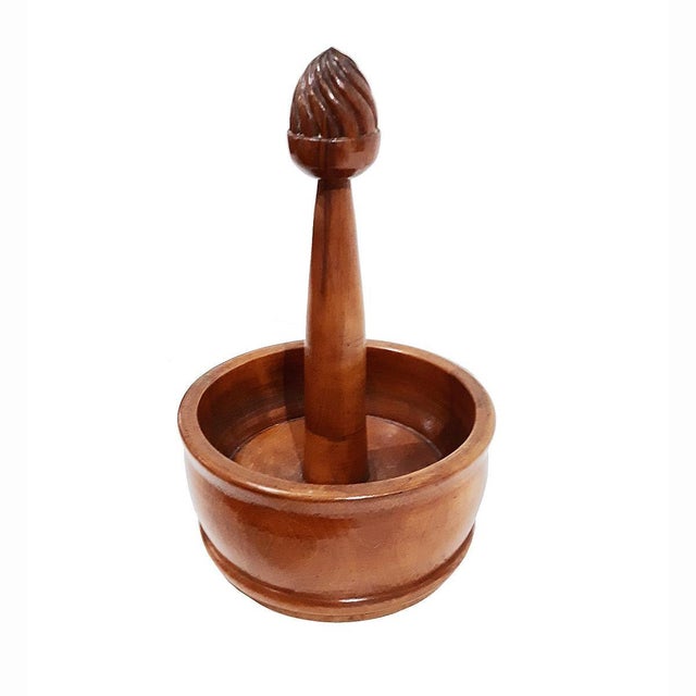 Mid 20th Century Lignum Vitae Turned Lemon Squeezer, from the Carter Burden Jr. Collection For Sale - Image 9 of 11