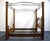 Brown Thomasville Furniture Renaissance Collection Solid Oak Adjustable King / Queen Size Canopy Bed 34511-475 For Sale - Image 8 of 18