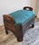 19th Century Antique 19th Century Carved Oak Footstool Bench For Sale - Image 5 of 11