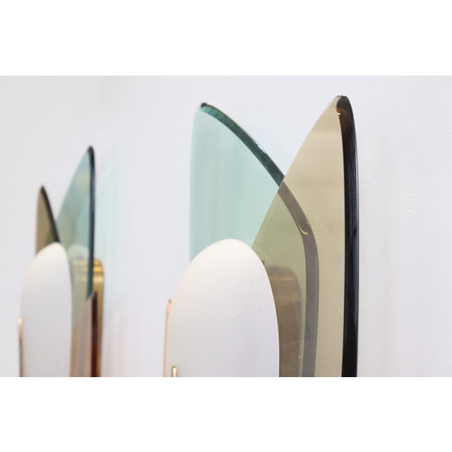 Vintage Wall Lights by Max Ingrand for Fontana Arte, Italy, 1955, Set of 2 For Sale - Image 15 of 18
