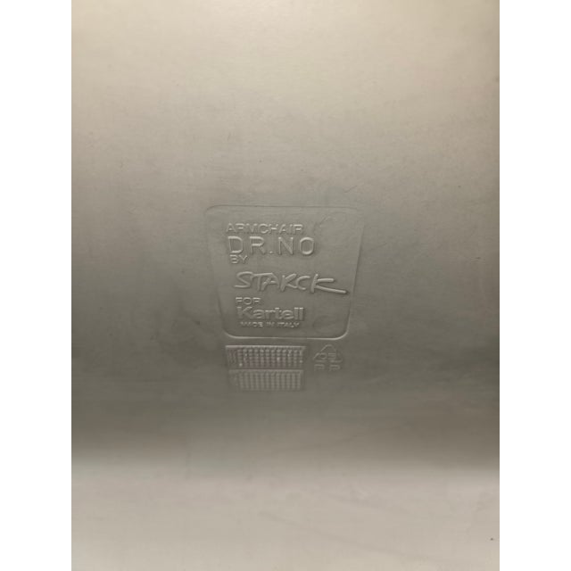Plastic 6 DR. NO Armchairs by Philippe Starck for Kartell, 2010, Set of 6 For Sale - Image 7 of 14