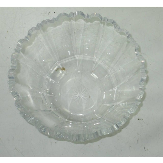 Early 20th Century Finger Nut Candy Bowls Scandinavian Signed Kosta Boda, Cut Crystal Clear - a Pair} For Sale - Image 12 of 12