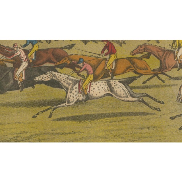 Paper Henry Alken, Antique English Horse Racing Print, 1822, Etching For Sale - Image 7 of 9