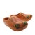 Rustic European Vintage Hand Painted Dutch Wooden Clogs For Sale - Image 3 of 6